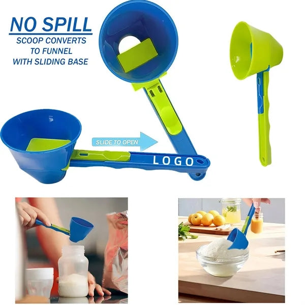 Creative Protein Powder Sliding Scoop Coffee Leak Proof Scoo