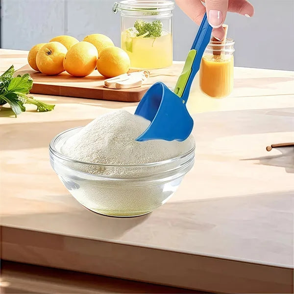 Creative Protein Powder Sliding Scoop Coffee Leak Proof Scoo