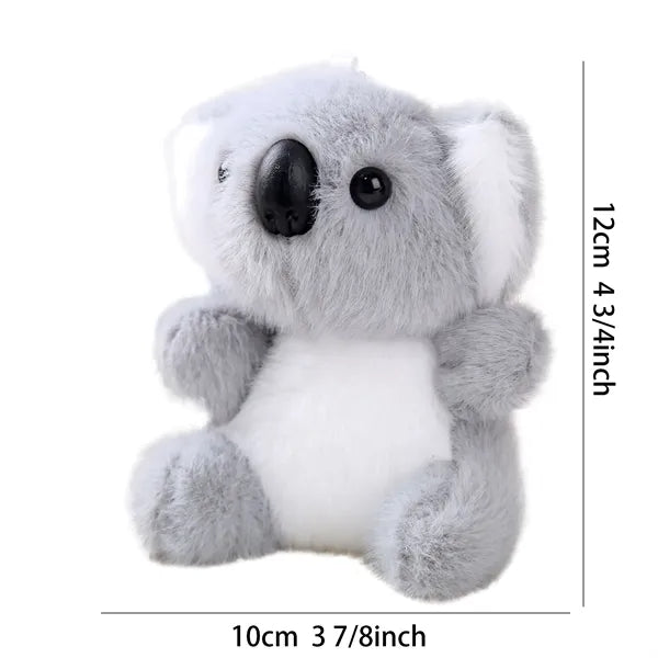 5 Inch Sitting Koala Plush Keychain Hanging Doll