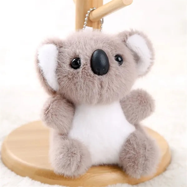 5 Inch Sitting Koala Plush Keychain Hanging Doll
