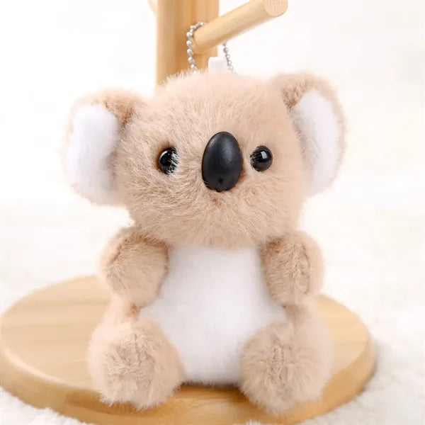 5 Inch Sitting Koala Plush Keychain Hanging Doll