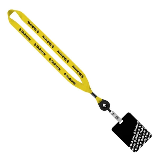 3/4" Retractable Lanyard with 3" x 4" ID Badge