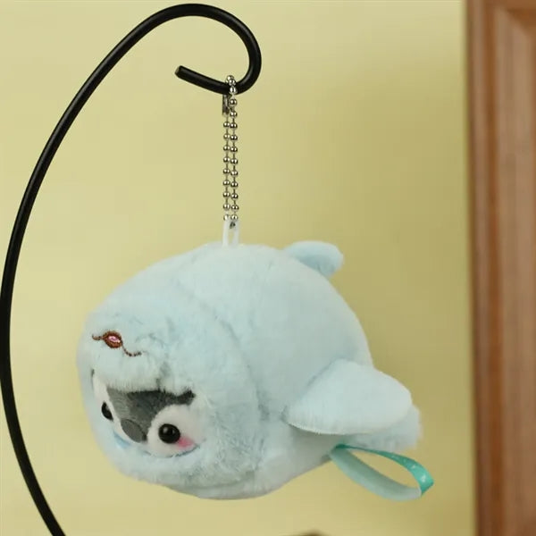 4 Inch Whale Penguin Hybrid Marine Animal Plush Keychain