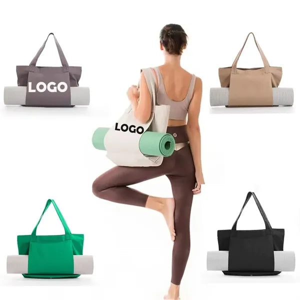 Fashionable Large Capacity Canvas Tote Bag With Multi Pocket