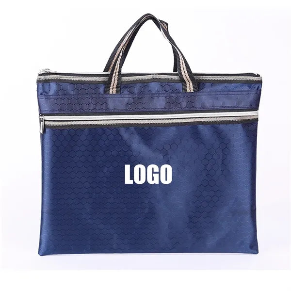 Document Bag Large Zipper Pouch with Handle
