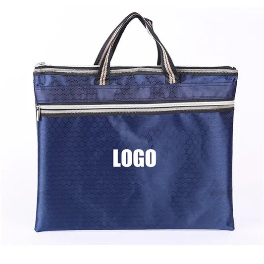 Document Bag Large Zipper Pouch with Handle