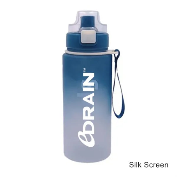 25 oz Gradient Sport Bottle with Flip Lid & Wrist Strap