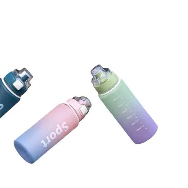 25 oz Gradient Sport Bottle with Flip Lid & Wrist Strap