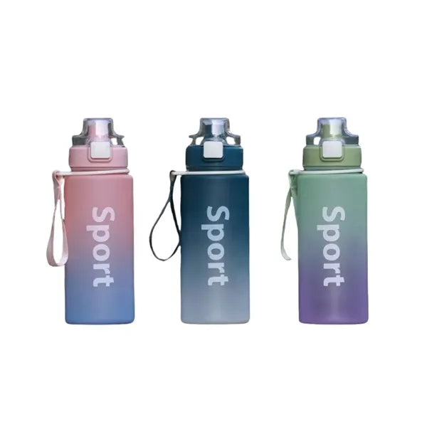 25 oz Gradient Sport Bottle with Flip Lid & Wrist Strap