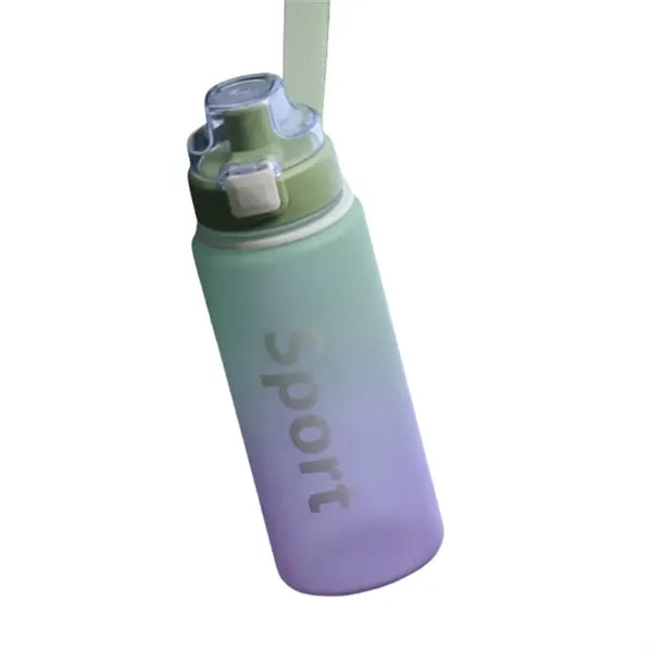 25 oz Gradient Sport Bottle with Flip Lid & Wrist Strap
