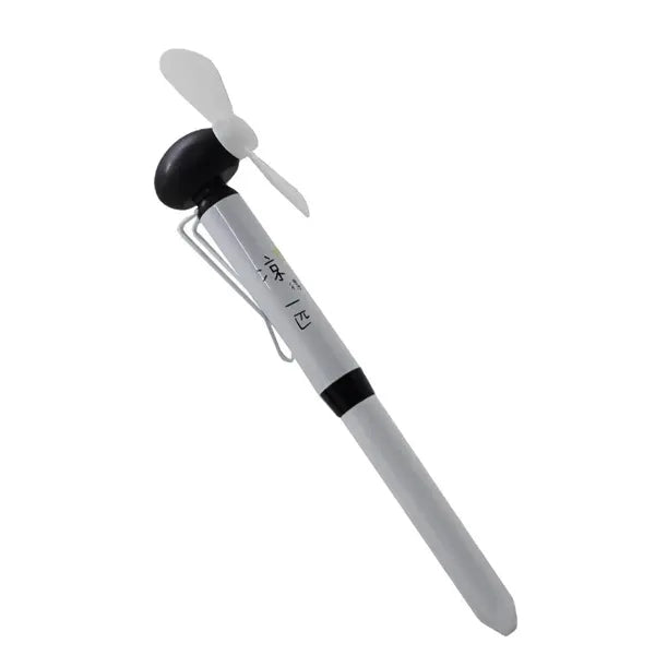 Metal ballpoint pen with mini fan