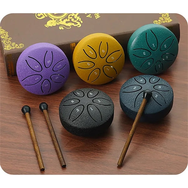 3 Inch 6 Note Steel Tongue Drum