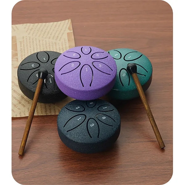 3 Inch 6 Note Steel Tongue Drum