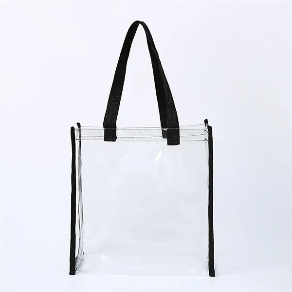 Clear View PVC Reinforced Beach Tote Bag
