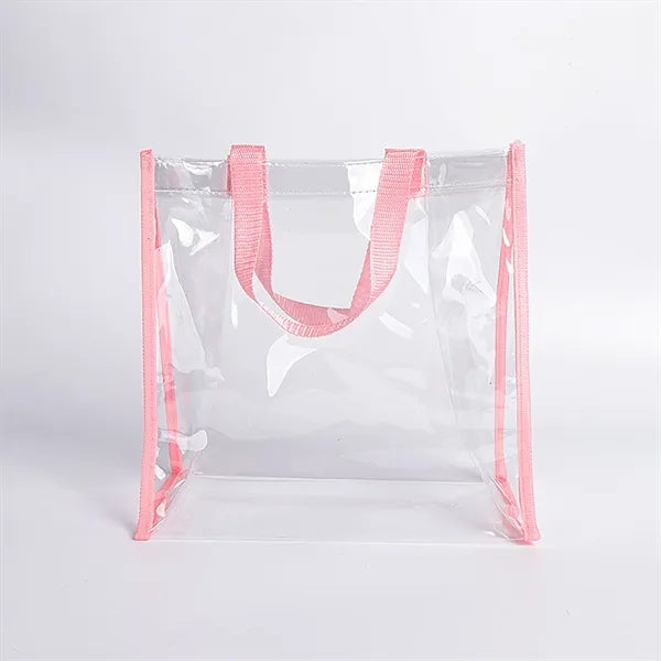 Clear View PVC Reinforced Beach Tote Bag