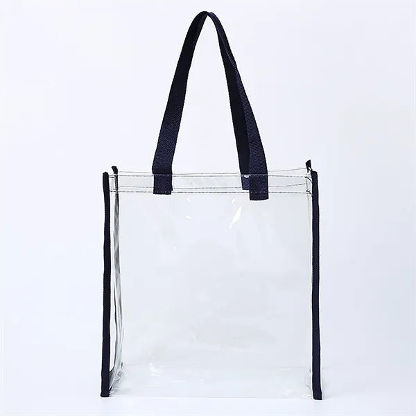 Clear View PVC Reinforced Beach Tote Bag