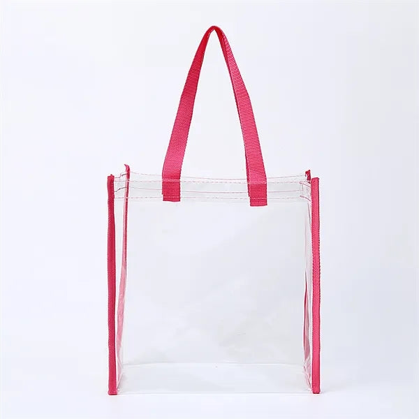 Clear View PVC Reinforced Beach Tote Bag