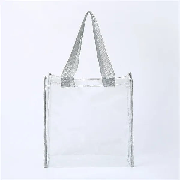 Clear View PVC Reinforced Beach Tote Bag