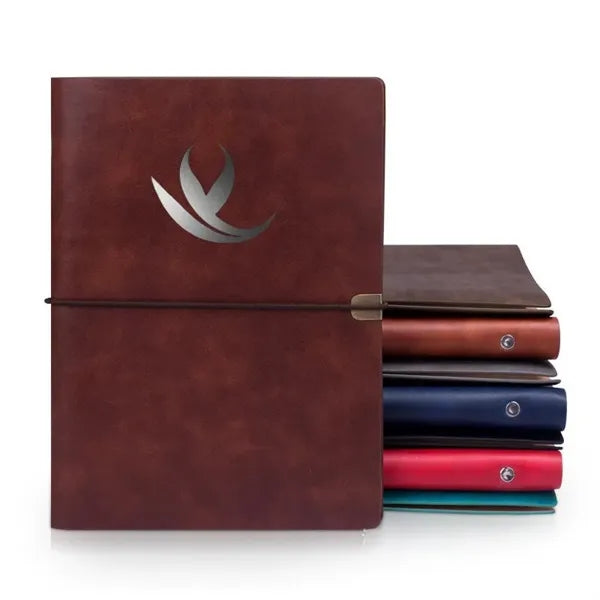 Vintage Faux - Leather Notebook