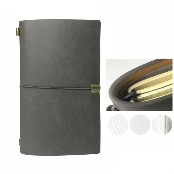 Vintage Faux - Leather Notebook