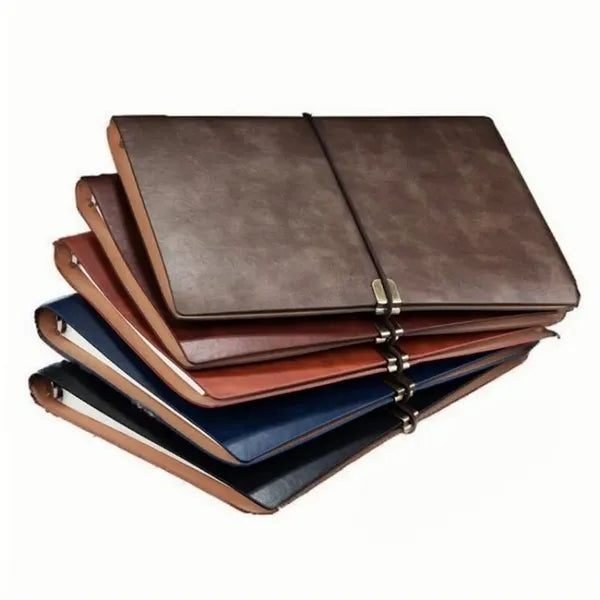 Vintage Faux - Leather Notebook