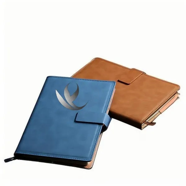 Sophisticated Faux-Leather Notebook