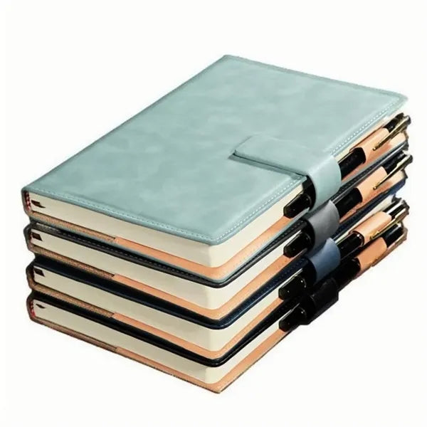 Sophisticated Faux-Leather Notebook