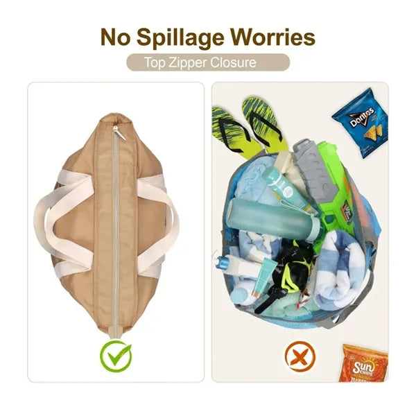 Multifunctional Beach Waterproof Bag with Zipper Cruise