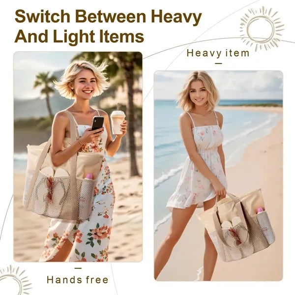 Multifunctional Beach Waterproof Bag with Zipper Cruise