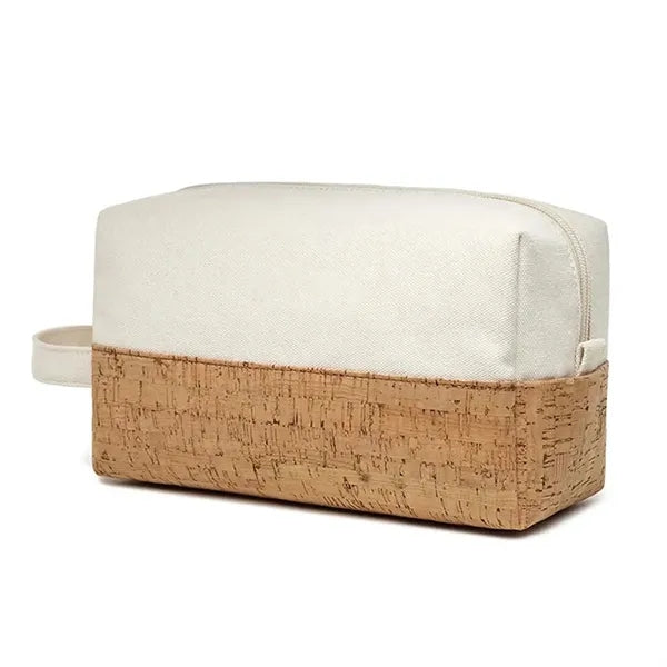 Eco Cork Canvas Makeup Bag
