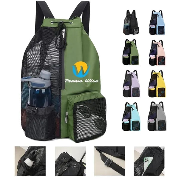 Large Capacity Breathable Drawstring Waterproof Backpack Bag