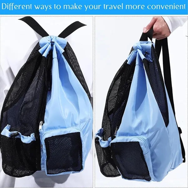 Large Capacity Breathable Drawstring Waterproof Backpack Bag