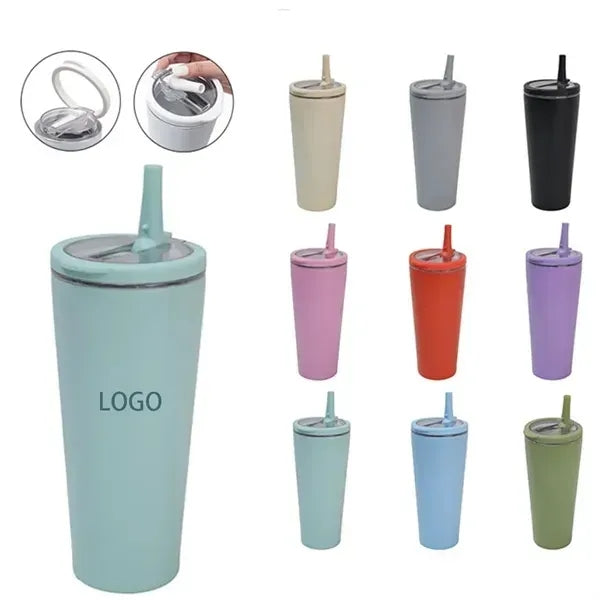 24Oz Tumbler With Foldable Ring Handle