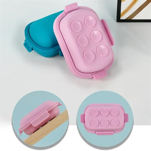 Food Grade Silicone Soap Case With Triple Lock