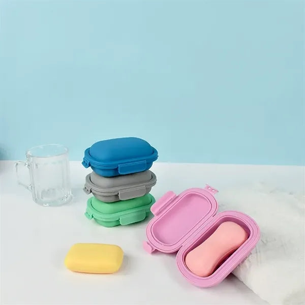 Food Grade Silicone Soap Case With Triple Lock