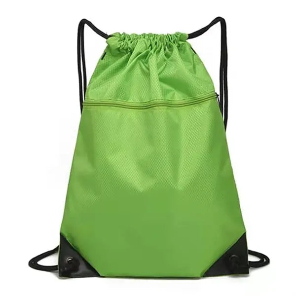 Gym Drawstring Bags with Front Pocket