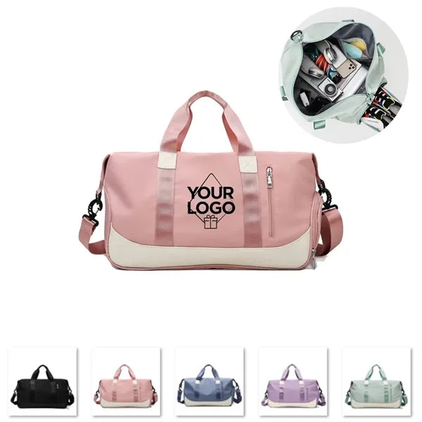 Nylon Gym Duffel Bag Women