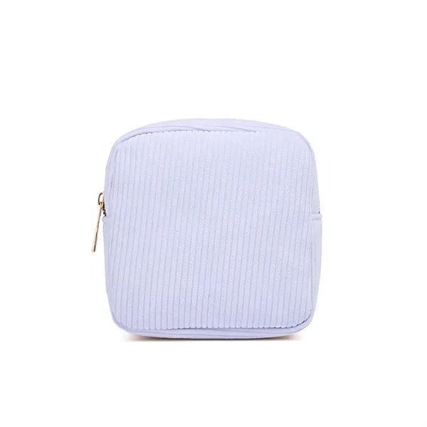 Travel Corduroy Makeup Pouch