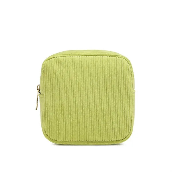 Travel Corduroy Makeup Pouch