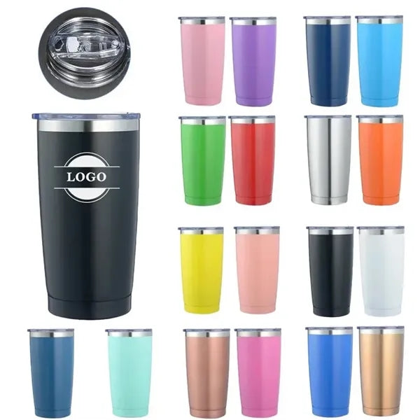 20 oz Insulated Stainless Steel Tumbler W/ Lid