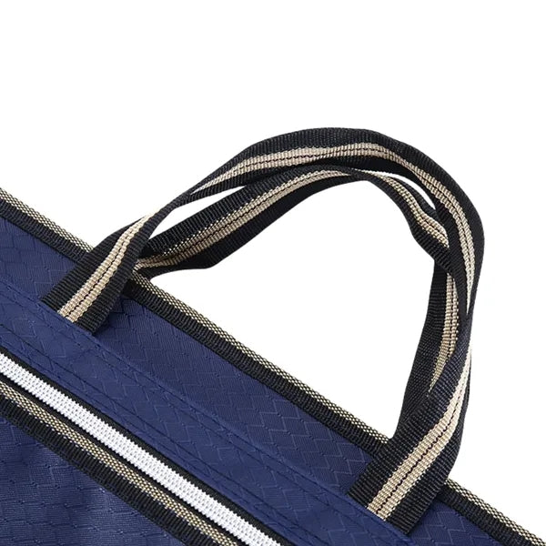 Oxford Fabric Zippered Document Tote Bag