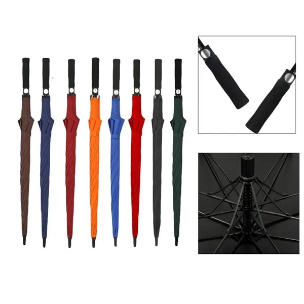 Golf automatic customizable advertising umbrella