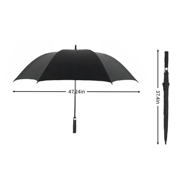 Golf automatic customizable advertising umbrella
