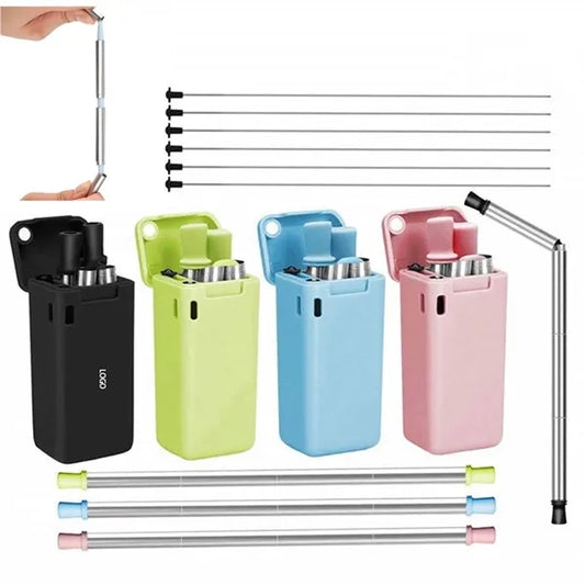 Collapsible Straw with Travel Case
