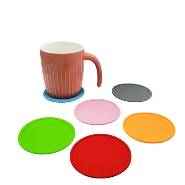 Round Food-Grade Silicone Coaster