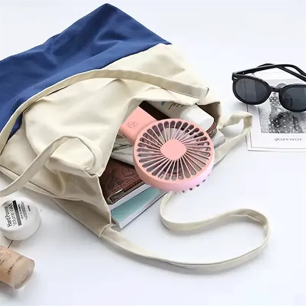 Mini Portable Handheld Fan with 3 Speeds