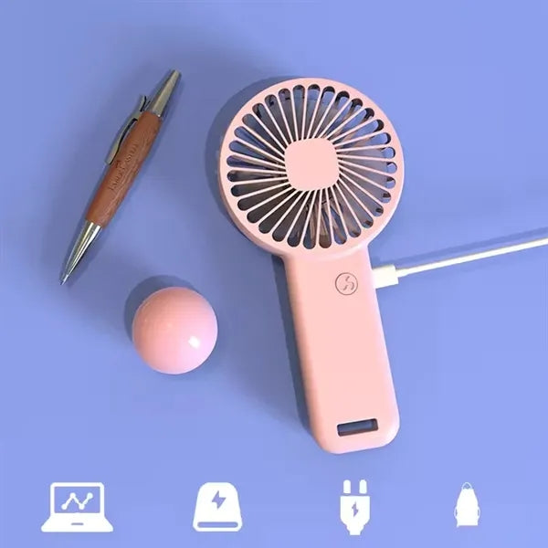 Mini Portable Handheld Fan with 3 Speeds