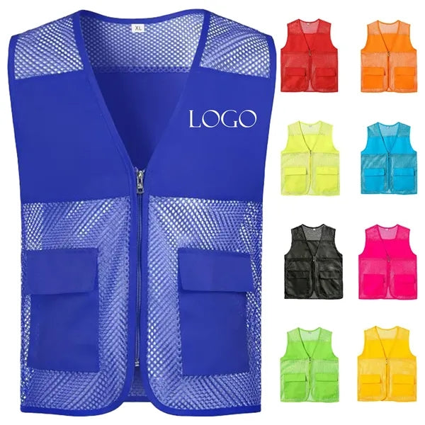 Mesh Vest Summer Volunteer Workwear