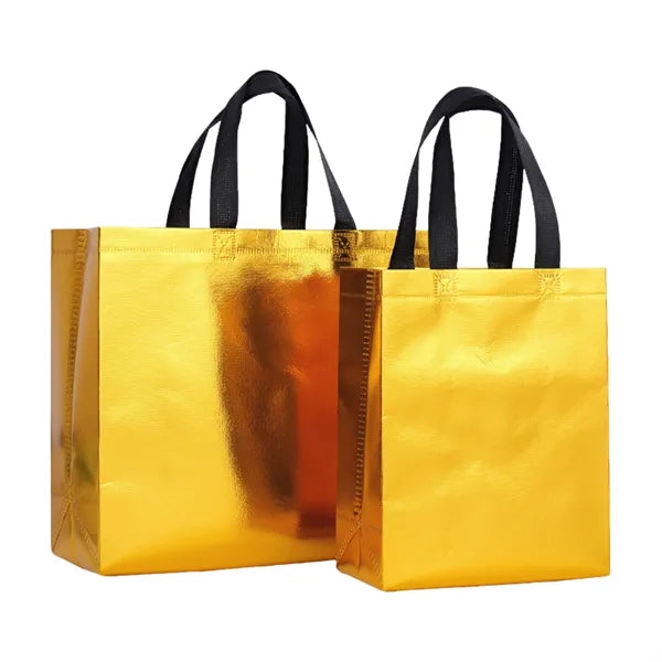 Laser Film Aluminum Foil Non-Woven Tote Bag
