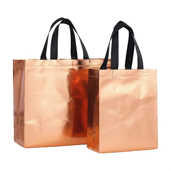 Laser Film Aluminum Foil Non-Woven Tote Bag